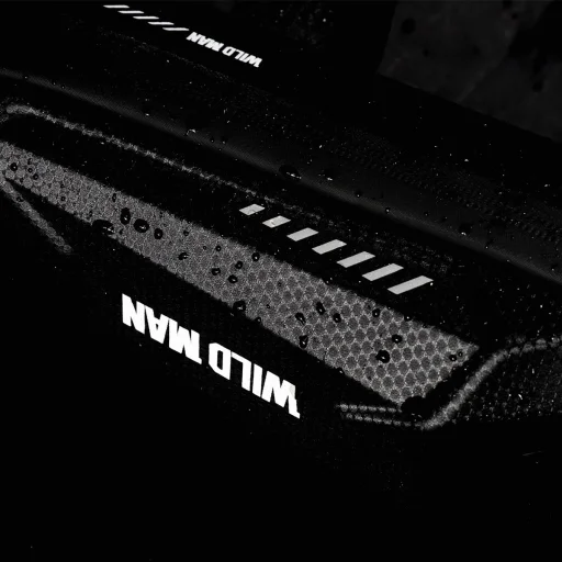 WILDMAN utazótáska kerékpár vázra cipzárral 1L ES5 fekete - 2