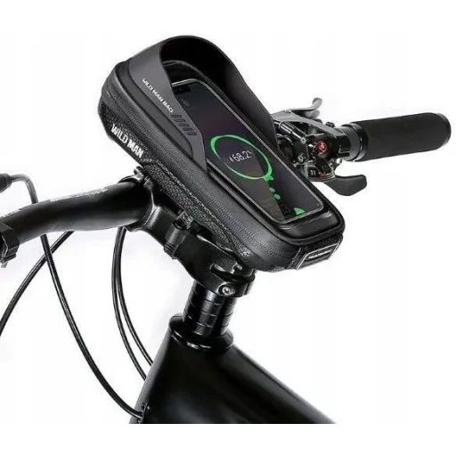 WILDMAN kerékpár kormánytáska cipzárral 0,5L (4"-7") ES16 fekete - 1