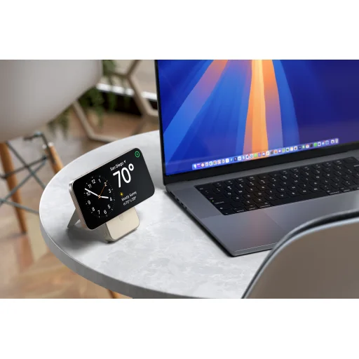 Satechi Qi2 10K Magsafe Powerbank állvánnyal - Homokszínű - 8