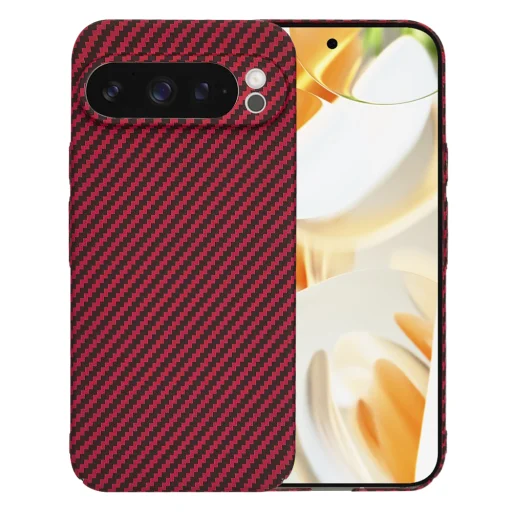  Techsuit - Carbonite FiberShell - Google Pixel 9 Pro - Piros tok - 1