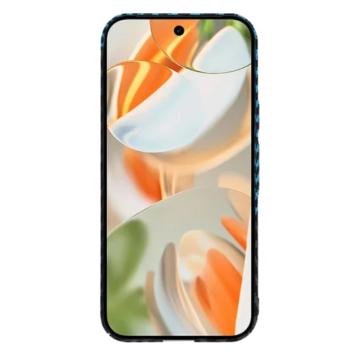  Techsuit - Carbonite FiberShell - Google Pixel 9 Pro - Kék Impulzus tok - 2