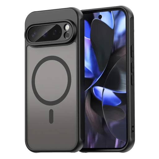  Techsuit - HaloFrost II MagSafe - Google Pixel 9 Pro - Fekete tok - 1