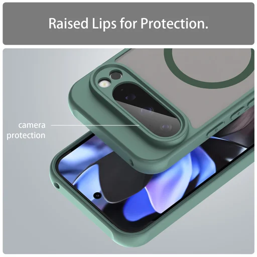  Techsuit - HaloFrost II MagSafe - Google Pixel 9 Pro - Zöld tok - 4