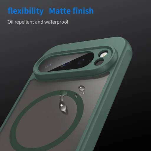  Techsuit - HaloFrost II MagSafe - Google Pixel 9 Pro - Zöld tok - 8