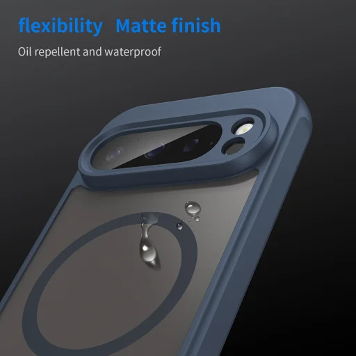  Techsuit - HaloFrost II MagSafe - Google Pixel 9 Pro - Tengerészkék tok - 6