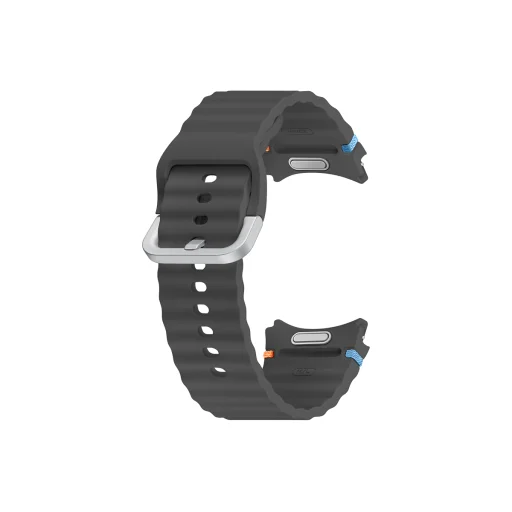 ET-SNL31LBE Samsung Galaxy Watch 4/5/6/7 Sport Szíj 20mm M/L Sötétszürke - 3