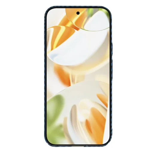  Techsuit - Karbonit Szálhéj - Google Pixel 9 Pro - Ciánkék tok - 2