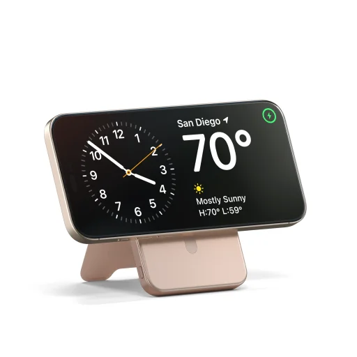 Satechi Qi2 5K Magsafe Powerbank állvánnyal - Sivatagi Rózsa - 4