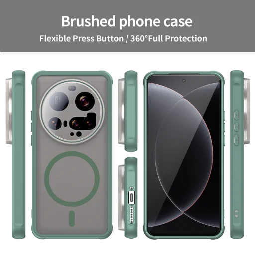  Techsuit - HaloFrost II MagSafe - Xiaomi 15 Ultra - Zöld tok - 3