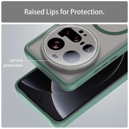  Techsuit - HaloFrost II MagSafe - Xiaomi 15 Ultra - Zöld tok - 4