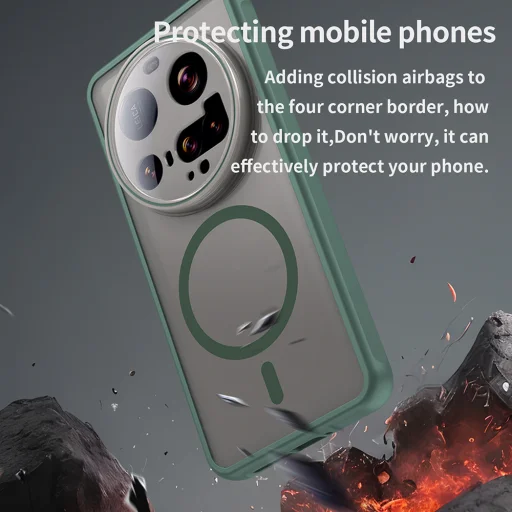  Techsuit - HaloFrost II MagSafe - Xiaomi 15 Ultra - Zöld tok - 7