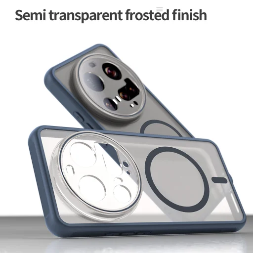 Techsuit - HaloFrost II MagSafe - Xiaomi 15 Ultra - Tmavomodré puzdro - 4