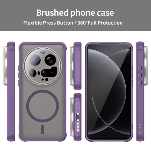  Techsuit - HaloFrost II MagSafe - Xiaomi 15 Ultra - Lila tok - 3