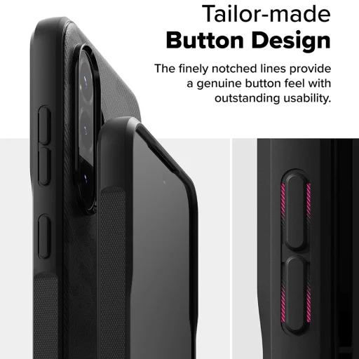  Samsung Galaxy A36 5G / A56 5G Fekete Terepmintás Ringke Onyx Design tok - 3