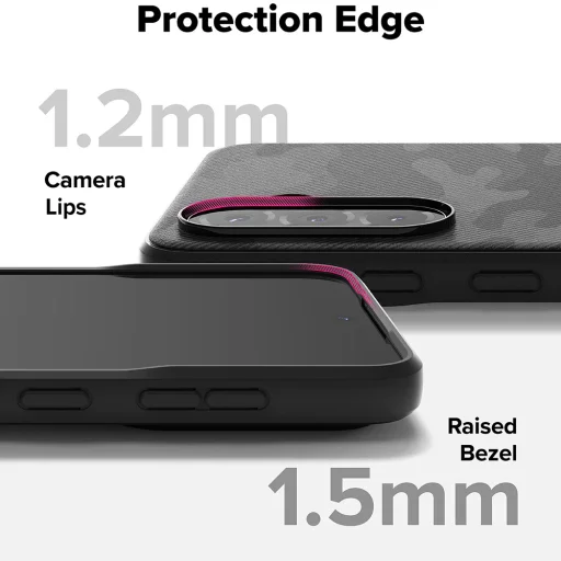  Samsung Galaxy A36 5G / A56 5G Fekete Terepmintás Ringke Onyx Design tok - 7