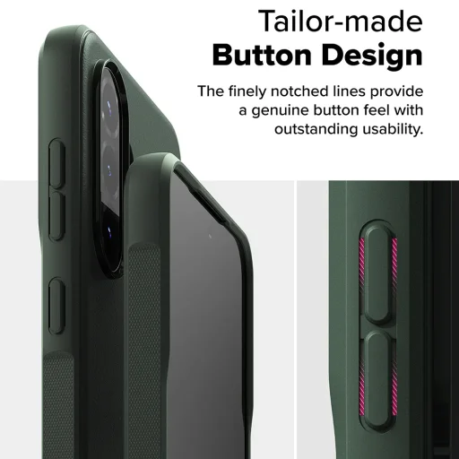  Samsung Galaxy A36 5G / A56 5G Sötét Zöld Ringke Onyx tok - 19