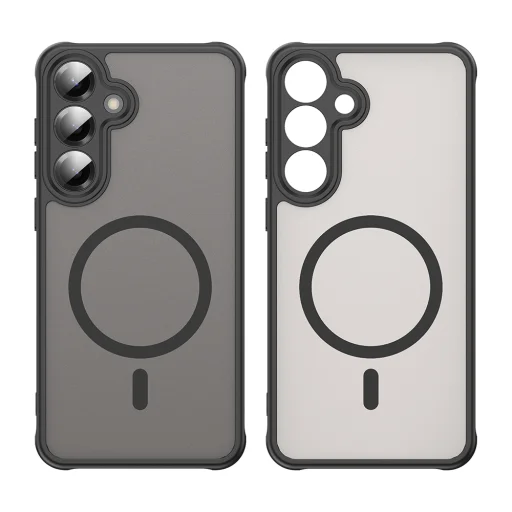  Techsuit - HaloFrost II MagSafe - Samsung Galaxy S25 Plus - Fekete tok - 2