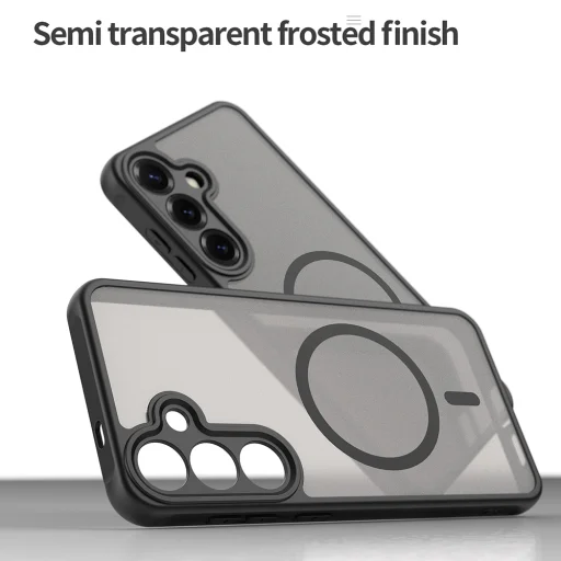  Techsuit - HaloFrost II MagSafe - Samsung Galaxy S25 Plus - Fekete tok - 4