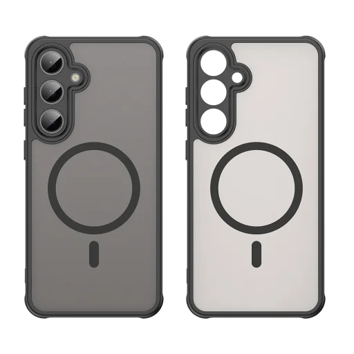  Techsuit - HaloFrost II MagSafe - Samsung Galaxy S24 FE - Fekete tok - 2