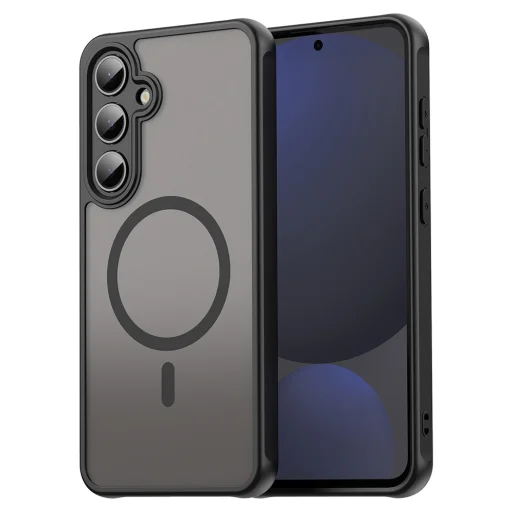  Techsuit - HaloFrost II MagSafe - Samsung Galaxy S24 FE - Fekete tok - 1