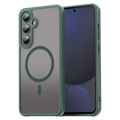  Techsuit - HaloFrost II MagSafe - Samsung Galaxy S24 FE - Zöld tok - 1