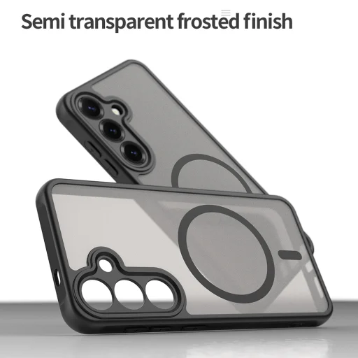  Techsuit - HaloFrost II MagSafe - Samsung Galaxy S24 - Fekete tok - 4