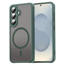 Samsung Galaxy S25 FE Techsuit - HaloFrost II MagSafe - Green tok