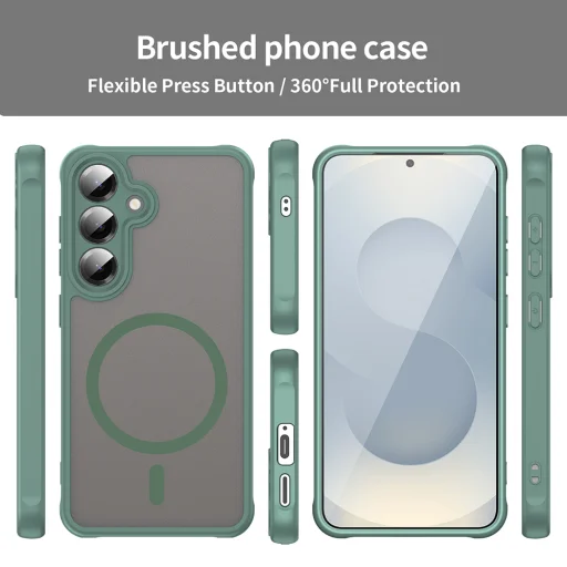  Techsuit - HaloFrost II MagSafe - Samsung Galaxy S24 - Zöld tok - 3