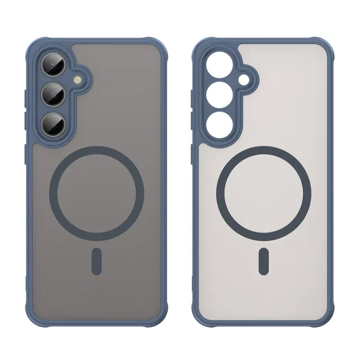  Techsuit - HaloFrost II MagSafe - Samsung Galaxy S24 FE - Tengerészkék tok - 2