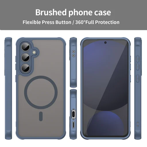  Techsuit - HaloFrost II MagSafe - Samsung Galaxy S24 FE - Tengerészkék tok - 3