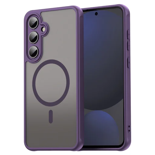  Techsuit - HaloFrost II MagSafe - Samsung Galaxy S24 FE - Lila tok - 1