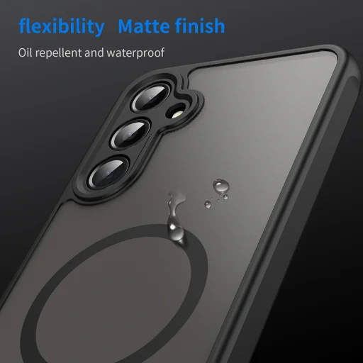  Techsuit - HaloFrost II MagSafe - Samsung Galaxy A16 4G / A16 5G - Fekete tok - 8