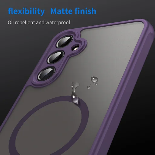  Techsuit - HaloFrost II MagSafe - Samsung Galaxy A16 4G / A16 5G - Lila tok - 8