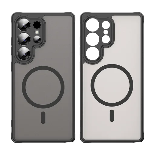  Samsung Galaxy S25 Ultra Fekete Techsuit - HaloFrost II MagSafe tok - 2