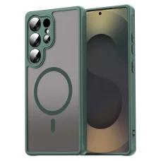  Samsung Galaxy S25 Ultra Zöld Techsuit HaloFrost II MagSafe tok