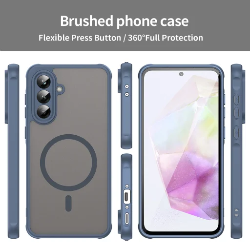  Techsuit - HaloFrost II MagSafe - Samsung Galaxy A36 5G - Tengerészkék tok - 7