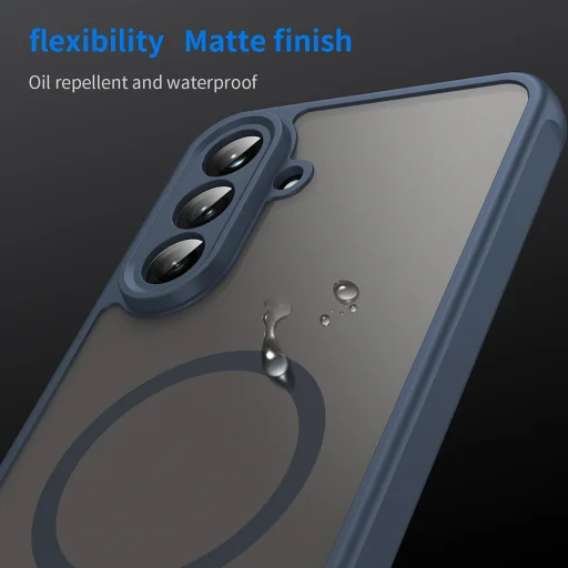  Techsuit - HaloFrost II MagSafe - Samsung Galaxy A36 5G - Tengerészkék tok - 8