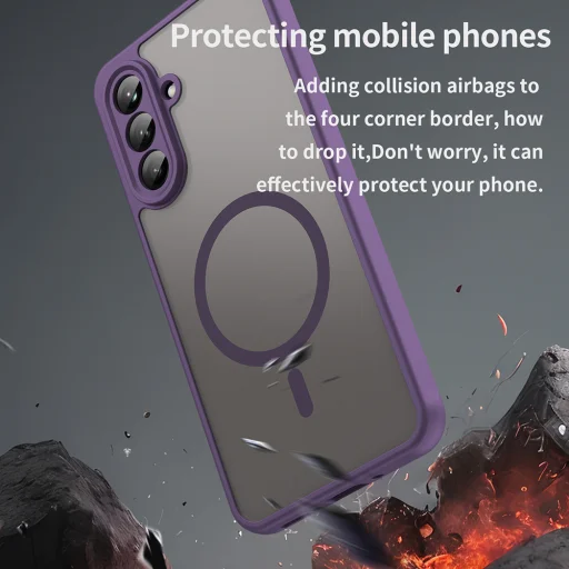  Techsuit - HaloFrost II MagSafe - Samsung Galaxy A26 5G - Lila tok - 6