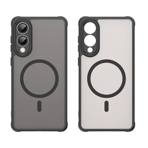  Techsuit - HaloFrost II MagSafe - Samsung Galaxy S25 Edge - Fekete tok - 2