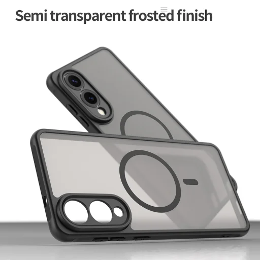  Techsuit - HaloFrost II MagSafe - Samsung Galaxy S25 Edge - Fekete tok - 6