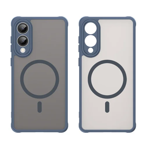  Techsuit - HaloFrost II MagSafe - Samsung Galaxy S25 Edge - Sötétkék tok - 3