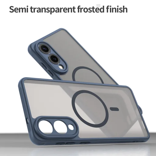  Techsuit - HaloFrost II MagSafe - Samsung Galaxy S25 Edge - Sötétkék tok - 9