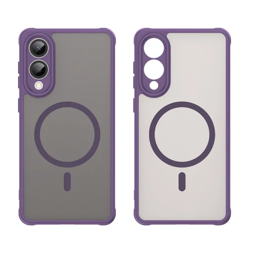  Techsuit - HaloFrost II MagSafe - Samsung Galaxy S25 Edge - Lila tok - 2