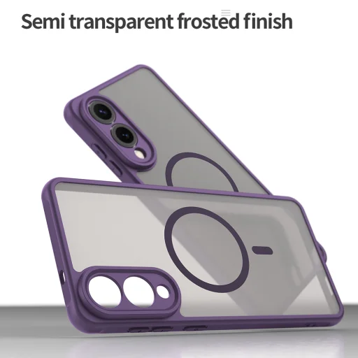  Techsuit - HaloFrost II MagSafe - Samsung Galaxy S25 Edge - Lila tok - 6