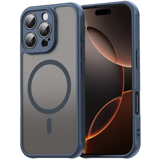  Techsuit - HaloFrost II MagSafe - iPhone 11 Pro - Tengerészkék tok - 1