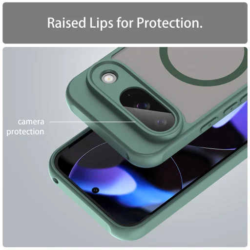  Techsuit - HaloFrost II MagSafe - Google Pixel 9 - Zöld tok - 4