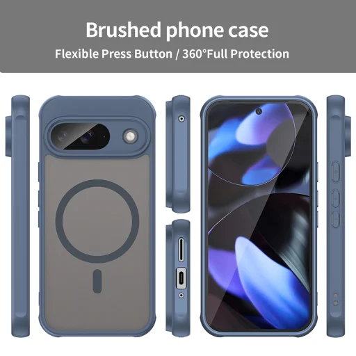  Techsuit - HaloFrost II MagSafe - Google Pixel 9 - Tengerészkék tok - 4