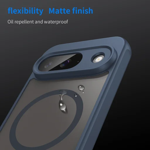  Techsuit - HaloFrost II MagSafe - Google Pixel 9 - Tengerészkék tok - 8