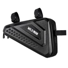 WILDMAN utazótáska a kerékpár váz alá cipzárral 2,5L ES19 fekete