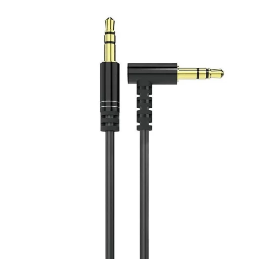 Dudao szögletes kábel AUX mini jack 3.5mm kábel 1m fekete (L11 fekete) - 1